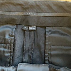 Theory Pants - Theory mid waist straight leg black pants Theory Pants - Theory mid waist straight leg black pants
